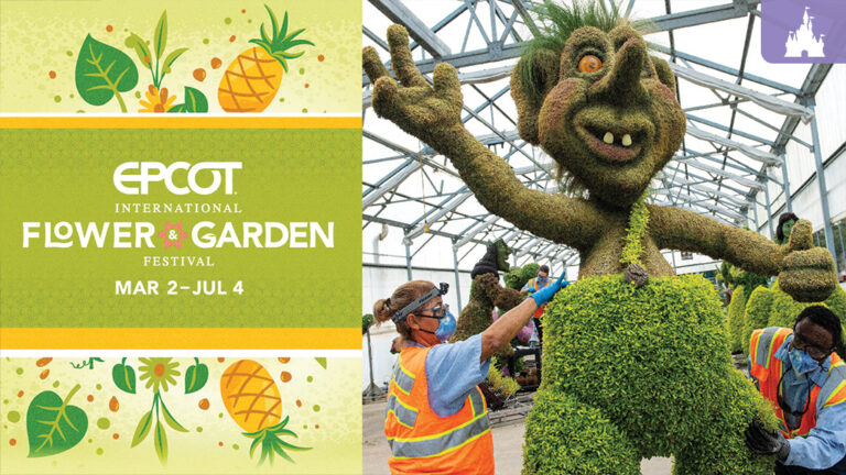 EPCOT International Flower & Garden Festival Will Showcase Blooms, Tunes, Scents and Flavors Beginning March 2